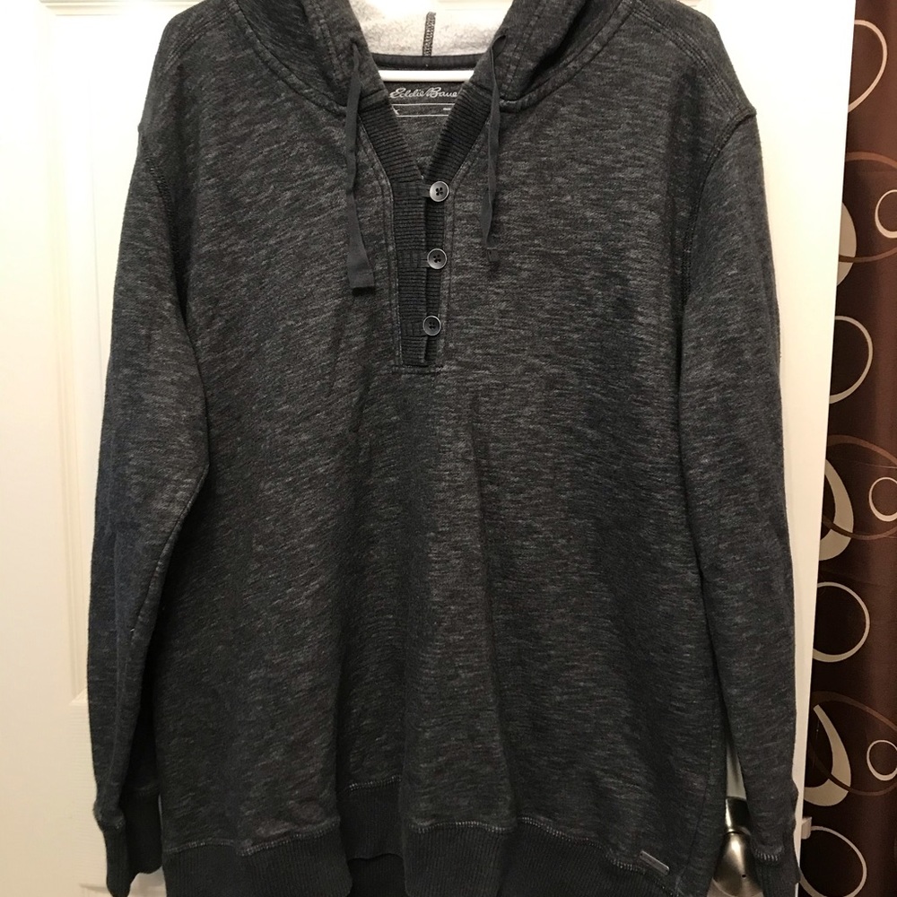 Eddie Bauer Hoodie Gray Women’s Tall 2XL